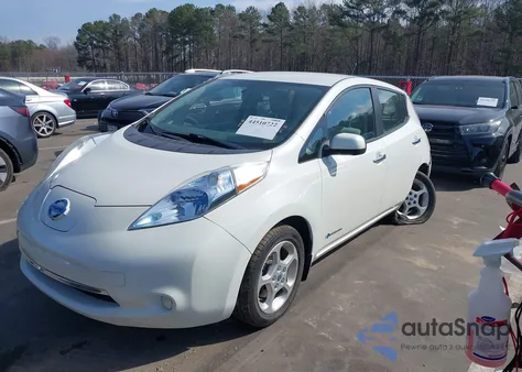 2014 Nissan Leaf Sv из США, поврежденный, VIN 1N4AZ0CP0EC338349